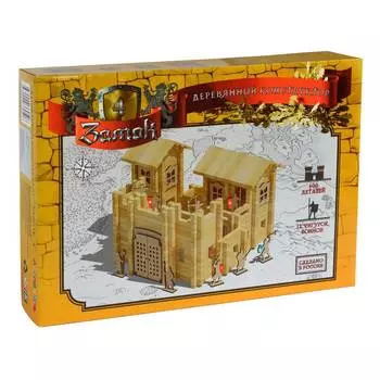 ЛЕСОВИЧОК Деревянный конструктор "Замок №4", 600 деталей les 036