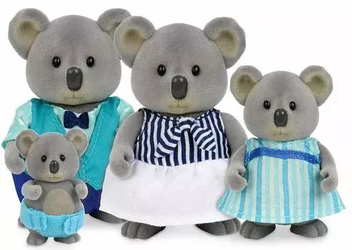 Li'l Woodzeez "Семья коал" - игровой набор