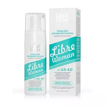 LIBREDERM Libre Woman Пенка для интимной гигиены для женщин детородного возраста, 160 мл