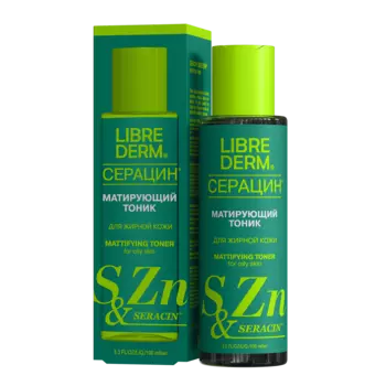 LIBREDERM Матирующий тоник "Серацин", 100 мл.