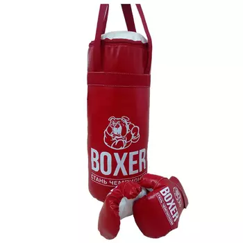 Лидер "Боксерский набор №3" 50 см, красный