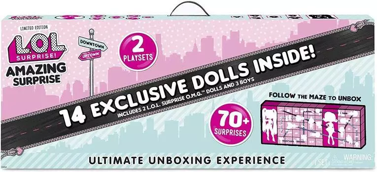 LOL Surprise Удивительный Сюрприз Amazing Surprise 14 кукол ЛОЛ и 70+ сюрпризов