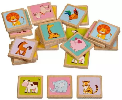 Lucy&amp;Leo "Мемо - Животные | LL133" - набор для развития памяти