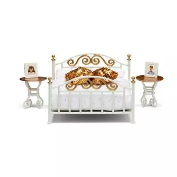 Lundby Набор мебели для домика Смоланд "Спальня в античном стиле"