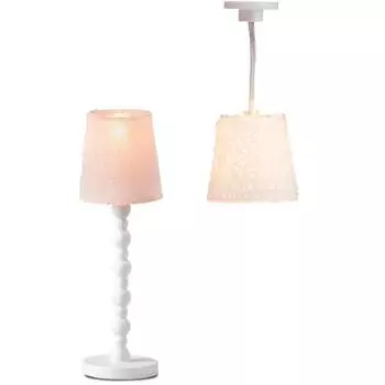 Lundby Освещение для домика, Торшер и люстра с абажуром