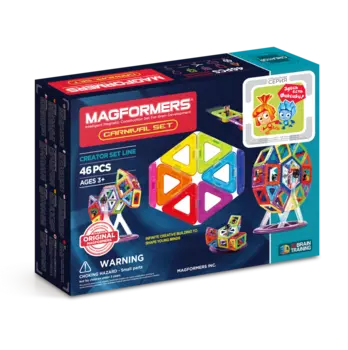 MAGFORMERS "Карнавал 703001 (63074)" - магнитный конструктор