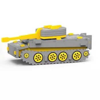 MAGNETICUS Игрушка сборная из мягких элементов Танки T-VI Тигр