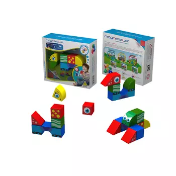 MAGNETICUS Магнитные кубики Джунгли, BLO-001-01