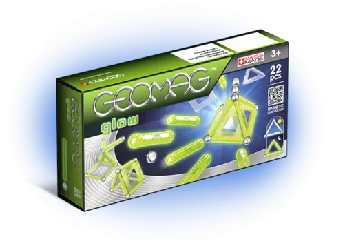 Магнитный конструктор GEOMAG 334 Glow 22 детали
