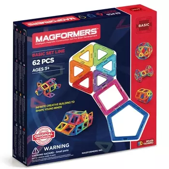 Магнитный конструктор MAGFORMERS 62, 701007