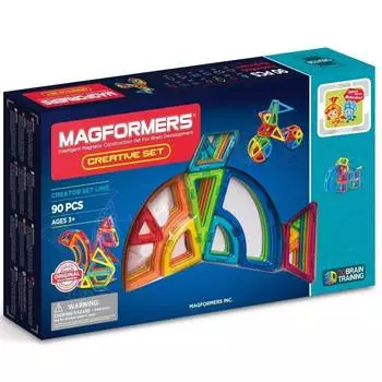 MAGFORMERS конструктор магнитный "Creative" 90 деталей, 703004 (63118)