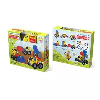 Магнитный конструктор MAGNETICUS BLO-002-04 Строительная техника