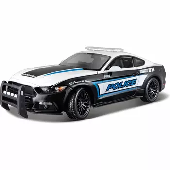 Maisto машинка 1:18 "PRE. ED (B) - Ford Mustang GT Police Black/White"