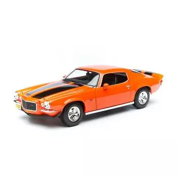 Maisto Машинка Chevrolet Camaro 1971, 1:18 оранжевая