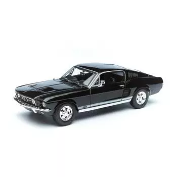 Maisto Машинка Ford Mustang Fastback 1967, 1:18 чёрный