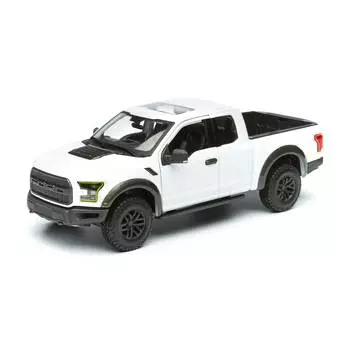 Maisto Машинка металлическая Ford F-150 Raptor, 1:24, белый