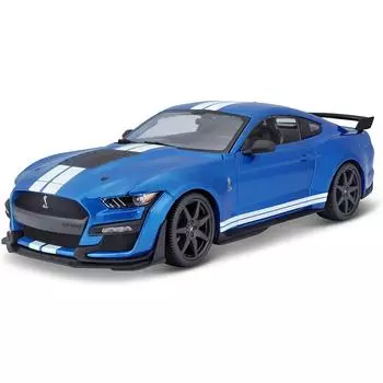 Maisto Машинка металлическая Ford Shelby GT500 2020, 1:18, синяя