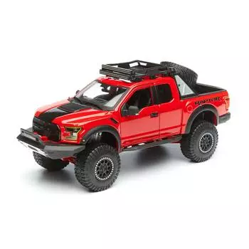 Maisto Машинка металлическая Ford F-150 Raptor Design Off-Road Kings, 1:24, красная
