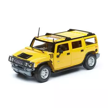 Maisto Машинка "SP(A) 2003 HUMMER H2 SUV" 1:27, желтый