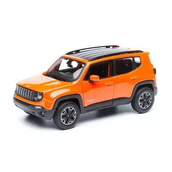 Maisto Машинка сборная "SPAL - Jeep Renegade" 1:24, оранжевая