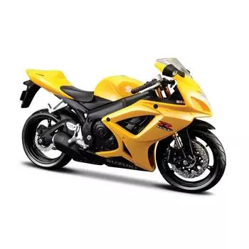 Maisto Мотоцикл 1:12 Suzuki GSX-R600, желтый