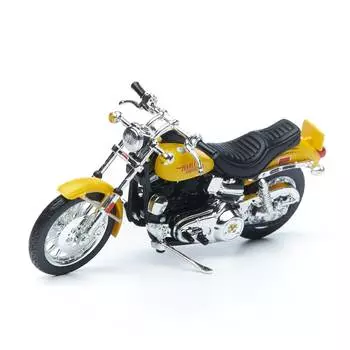 Maisto мотоцикл 1:18 Harley Davidson 1977 FXS Low Rider, желтый