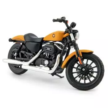 Maisto мотоцикл 1:18 Harley Davidson 2014 Sportster Iron 883, желтый