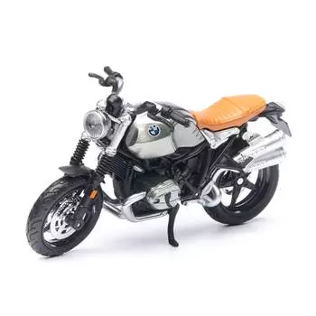 Maisto Мотоцикл BMW R nineT Scrambler, 1:18 серебро