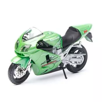 Maisto Мотоцикл Kawasaki Ninja ZX-12R, 1:18 зелёный