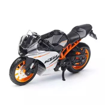 Maisto Мотоцикл "KTM RC 390" 1:18, оранжевый