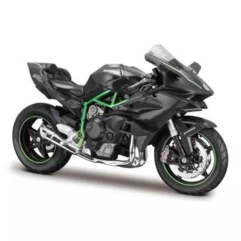 Maisto Мотоцикл сборный Kawasaki Ninja H2R, 1:12, серый