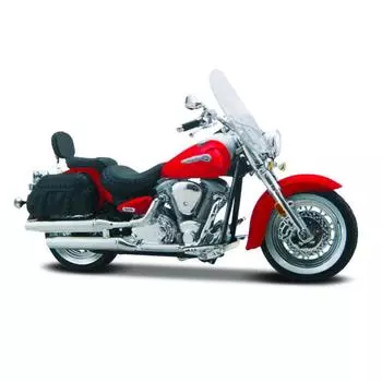 Maisto Мотоцикл Yamaha 2001 Road Star Silverado, 1:18, красный