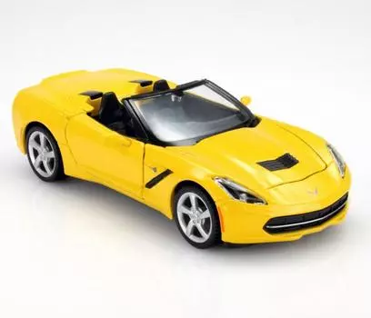 Maisto "Машинка жёлтая Chevrolet Corvette Stingray Convertible 2014г 1:24"
