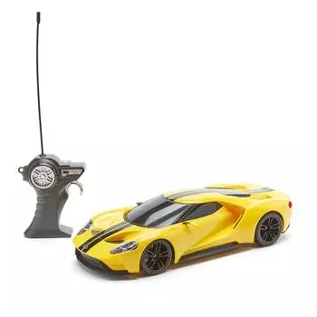 Maisto Радиоуправляемая машинка Ford GT, 1:14, желтая