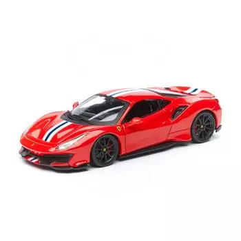 Maisto Сборная машинка 1:24 "Ferrari AL (B) - Ferrari 488 Pista", красная