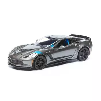 Maisto Сборная машинка "SPAL - 2017 Chevrolet Corvette Grand Sport" 1:24, серая