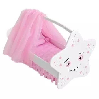 Манюня Кроватка для кукол Diamond star, белый