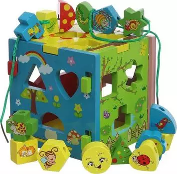 Mapacha "Радужный кубик" - Развивающая игрушка 3 в 1