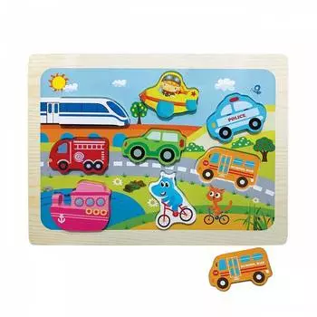 Mapacha Вкладыши-фигурки "Машинки"