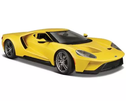 Машинка Maisto 1:18 Ford GT 2017 года, желтая
