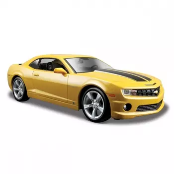 Машинка Maisto 1:24 2010 Chevy Camaro SS RS, желтая