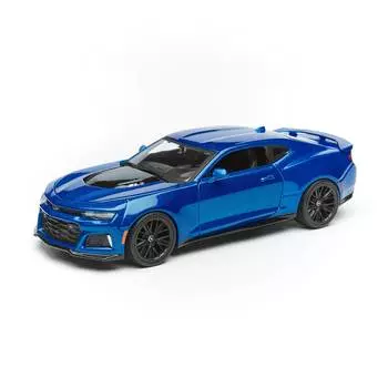 Машинка Maisto 1:24 Chevrolet Camaro ZL1 2017 года, синяя