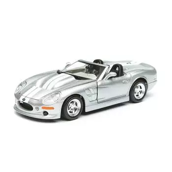 Машинка Maisto 1:24 Ford Shelby Series One 1999, серебристая