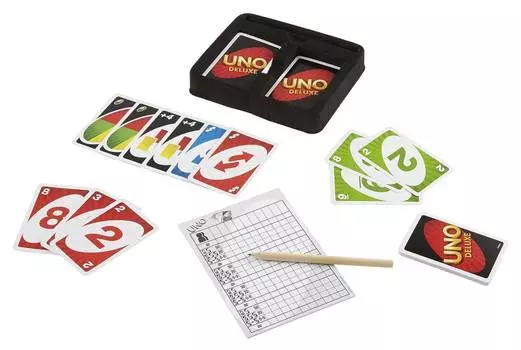 Mattel Games Карточная игра "UNO Deluxe"