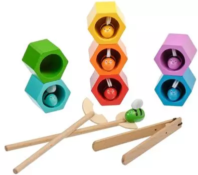 МДИ "Деревянная игрушка - Пчелки" - деревянный игровой набор