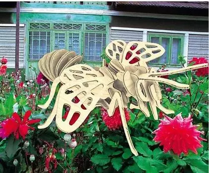 МДИ "Пчела | Е018" - деревянная модель для сборка