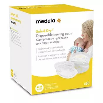 Medela Прокладки одноразовые грудные, 60 шт.