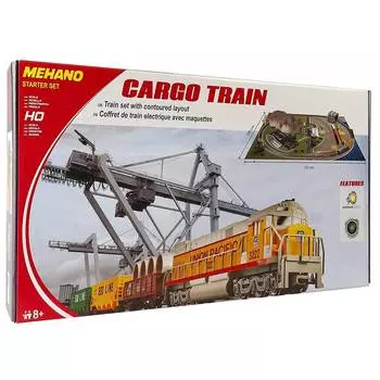 Mehano Железная дорога Cargo Train с ландшафтом