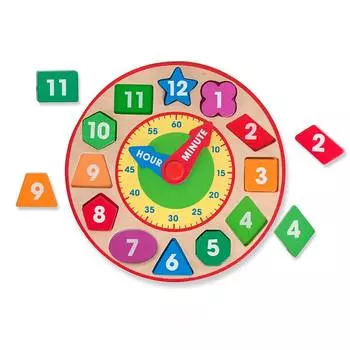 Melissa &amp; Doug Часы-сортировщик