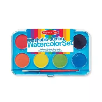Melissa&amp;Doug Краски с кисточкой, 8 цветов